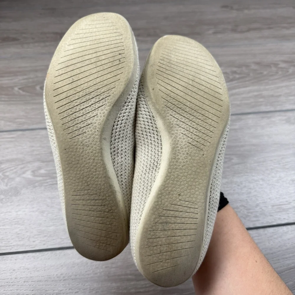 All Birds Women's Tree Breezers Slip On Ballet Flats Beige Size 9.5